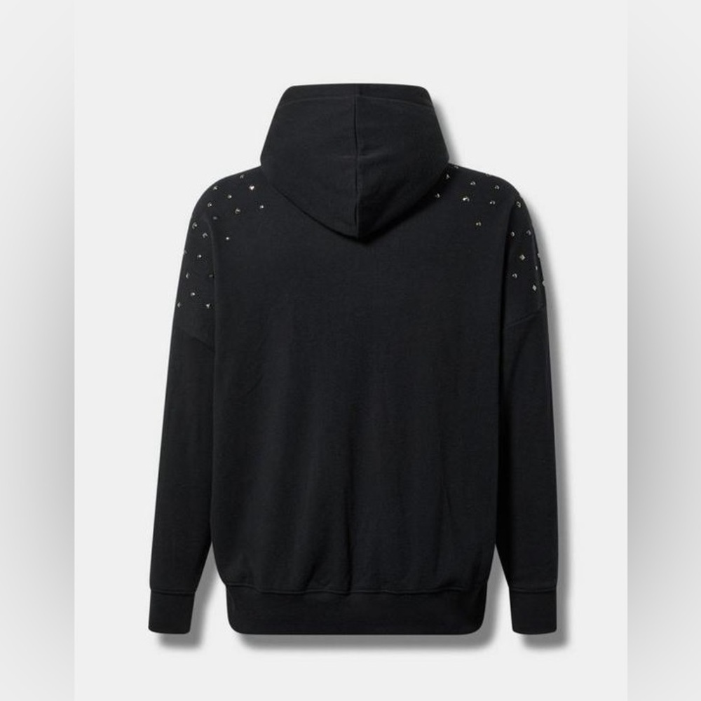 Torrid 4X Mystic Moon Relaxed Fit Cozy Fleece Studded Hoodie - Picture 2 of 10